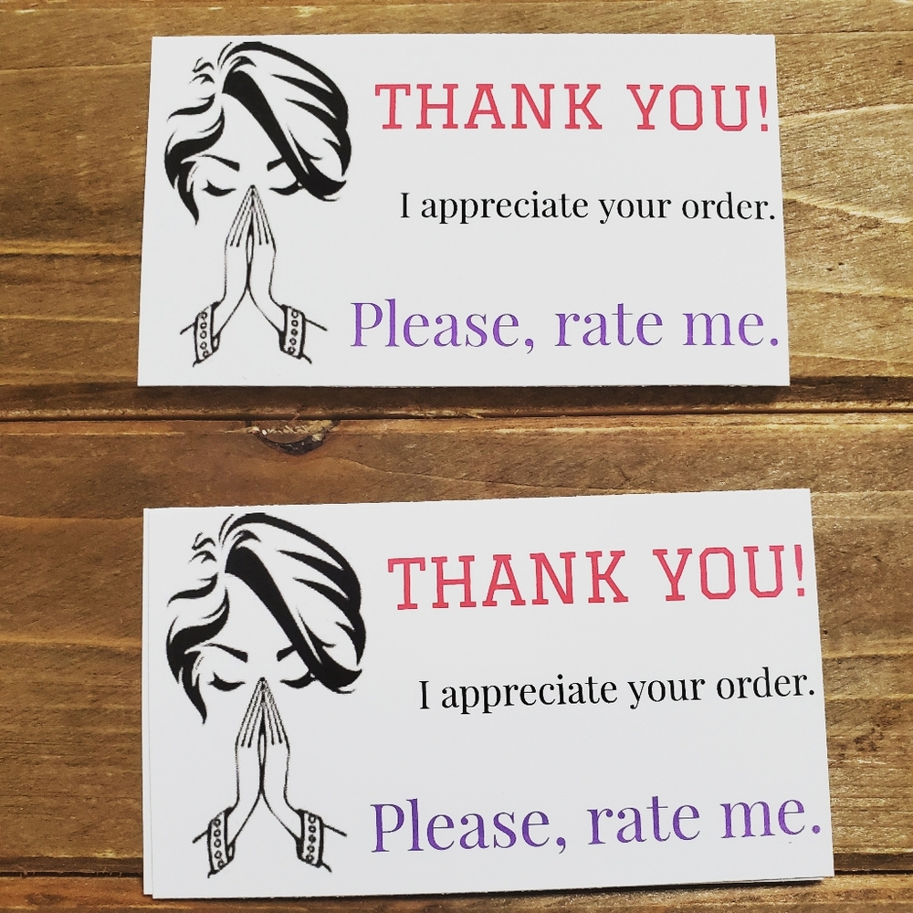 Thank You Cards Business Card Size

3x2 Inch Cards